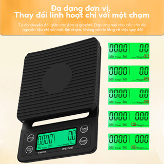 Cân Điện Tử Màn Hình LED 5kg/0.1g Chuyên Dụng Cho cà phê