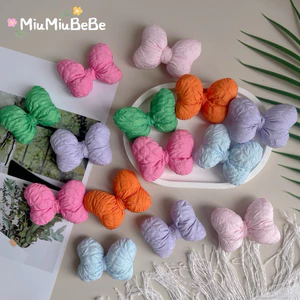 Kẹp Nơ Nhồi Bông Màu Sắc Dễ Thương Cho Bé Yêu ơi