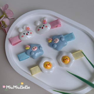 Set kẹp gắn charm màu sắc cho bé