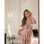 HT57 Váy ngủ sexy viền ren tiểu thư sang chảnh,váy ngủ lụa dáng xoè xẻ ngực gợi cảm HT57