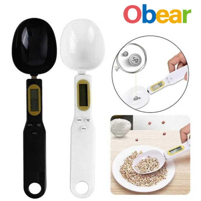 Cân tiểu ly dạng thìa 500g/0.1g màn hình LCD dùng cho nhà bếp Cân điện tử tiểu (Tặng kèm Pin - chuẩn xác 0.1gam)