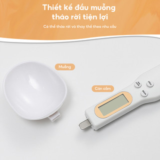 Cân tiểu ly dạng thìa 500g/0.1g màn hình LCD dùng cho nhà bếp