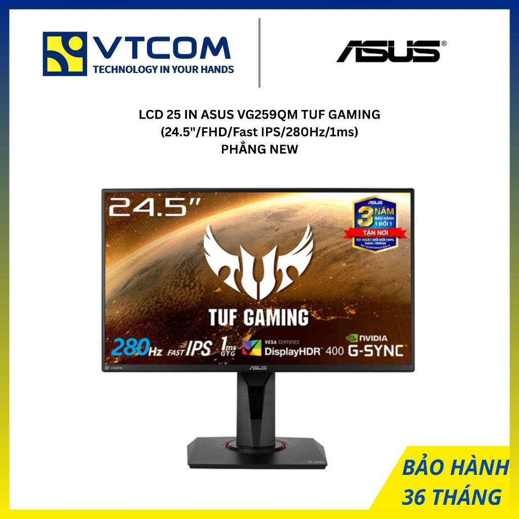 G Sync Asus Tuf Gaming Vg259 280hz Vg259qm Giá Tốt Tháng 10, 2025