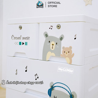 Tủ Quần Áo Cho Bé Dày Dặn Nhiều Ngăn, Tủ Đựng Đồ Có Khóa, Nhựa PP An Toàn, Bảo Hành 1 Năm