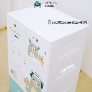 Tủ Quần Áo Cho Bé Dày Dặn Nhiều Ngăn, Tủ Đựng Đồ Có Khóa, Nhựa PP An Toàn, Bảo Hành 1 Năm