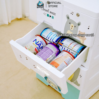 Tủ Quần Áo Cho Bé Dày Dặn Nhiều Ngăn, Tủ Đựng Đồ Có Khóa, Nhựa PP An Toàn, Bảo Hành 1 Năm