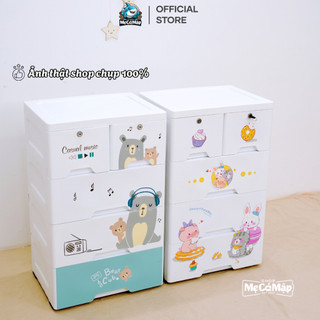 Tủ Quần Áo Cho Bé Dày Dặn Nhiều Ngăn, Tủ Đựng Đồ Có Khóa, Nhựa PP An Toàn, Bảo Hành 1 Năm