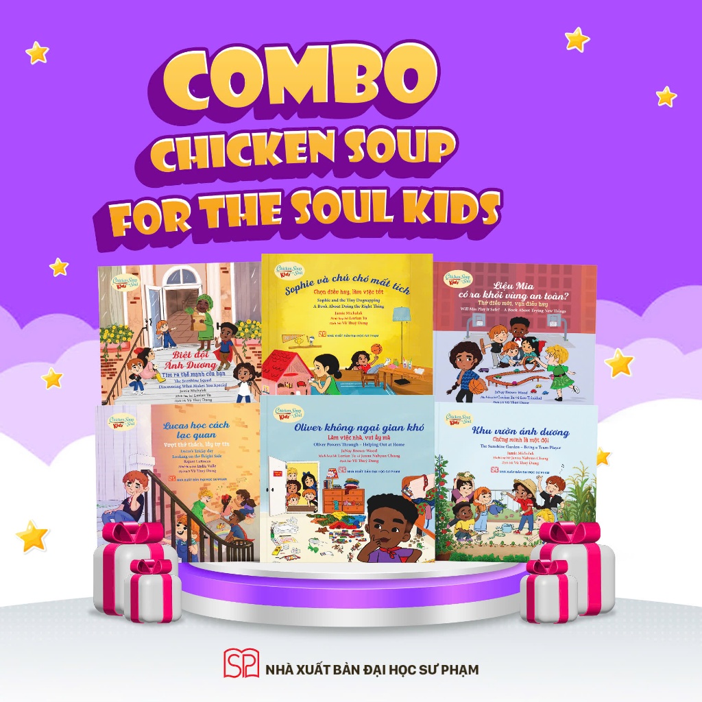 Sách - Chicken Soup for the soul kids - Combo 6 cuốn sách truyện song ...