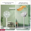 Quạt điện cây đặt sàn 7 cánh FUJIHOME SF3001 Nhập Khẩu, quạt mát để bàn 3 chế độ gió, điều khiển từ xa cảm ứng