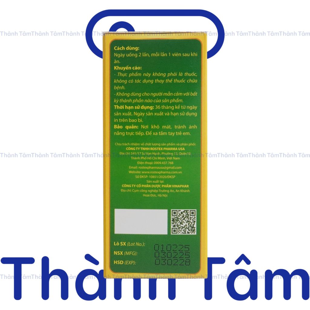 (Vỉ) Viên uống CÀ GAI LEO TAM THẤT XẠ ĐEN 50V hỗ trợ giải độc gan, thanh nhiệt, mát gan