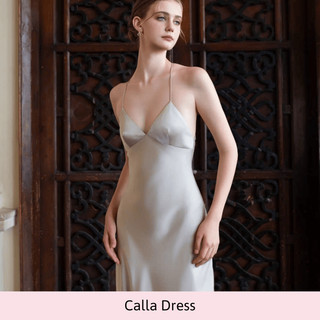 Calla Dress - Váy lụa đi tiệc sang trọng - VSECRET