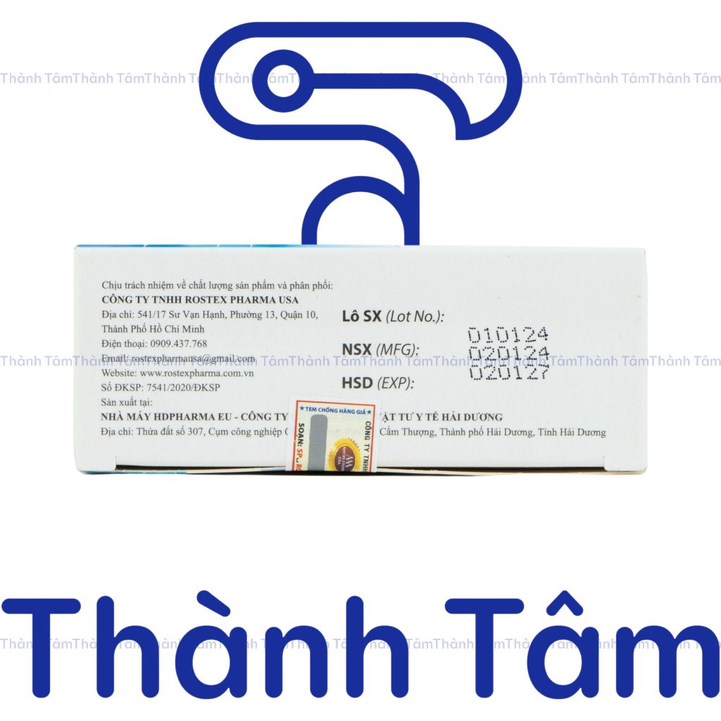 (Xanh Dương) Viên uống CALCIUM NANO bổ sung canxi D3 giúp tang chiều cao, chắc xương – Hộp 30 viên