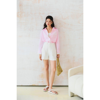 Quần Short Nữ Pleats High Waist,Chất Vải Bố Cotton Thoải Mái,WQS017 SOME HOW STORE
