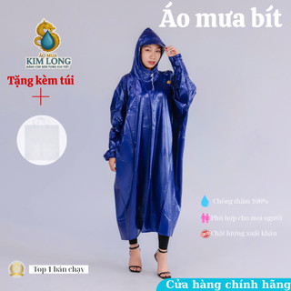 ÁO MƯA BÍT NHŨ CAO CẤP – CHỐNG THẤM TUYỆT ĐỐI – PHÙ HỢP CHO CẢ NAM VÀ NỮ