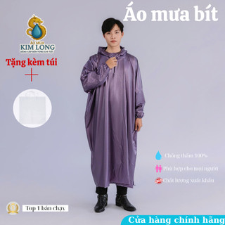 ÁO MƯA BÍT NHŨ CAO CẤP – CHỐNG THẤM TUYỆT ĐỐI – PHÙ HỢP CHO CẢ NAM VÀ NỮ