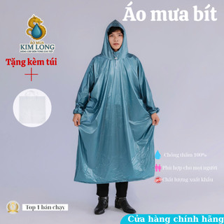 ÁO MƯA BÍT NHŨ CAO CẤP – CHỐNG THẤM TUYỆT ĐỐI – PHÙ HỢP CHO CẢ NAM VÀ NỮ