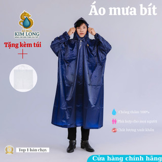 ÁO MƯA BÍT NHŨ CAO CẤP – CHỐNG THẤM TUYỆT ĐỐI – PHÙ HỢP CHO CẢ NAM VÀ NỮ