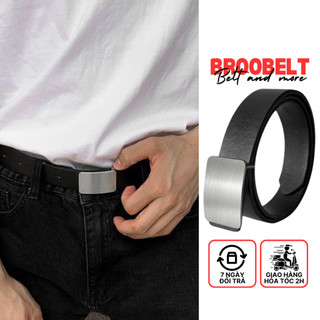 Thắt lưng nam nữ bản nhỏ đơn giản, dây nịt học sinh Broobelt thời trang Hàn Quốc bản 2.8cm TL27