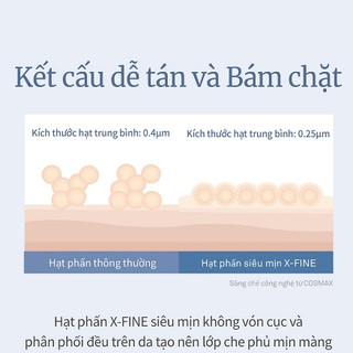 Cushion lì kiềm dầu thuần chay hince Second Skin Mesh & Matte Cushion 12g