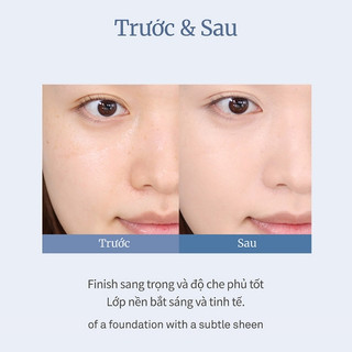 Cushion lì kiềm dầu thuần chay hince Second Skin Mesh & Matte Cushion 12g