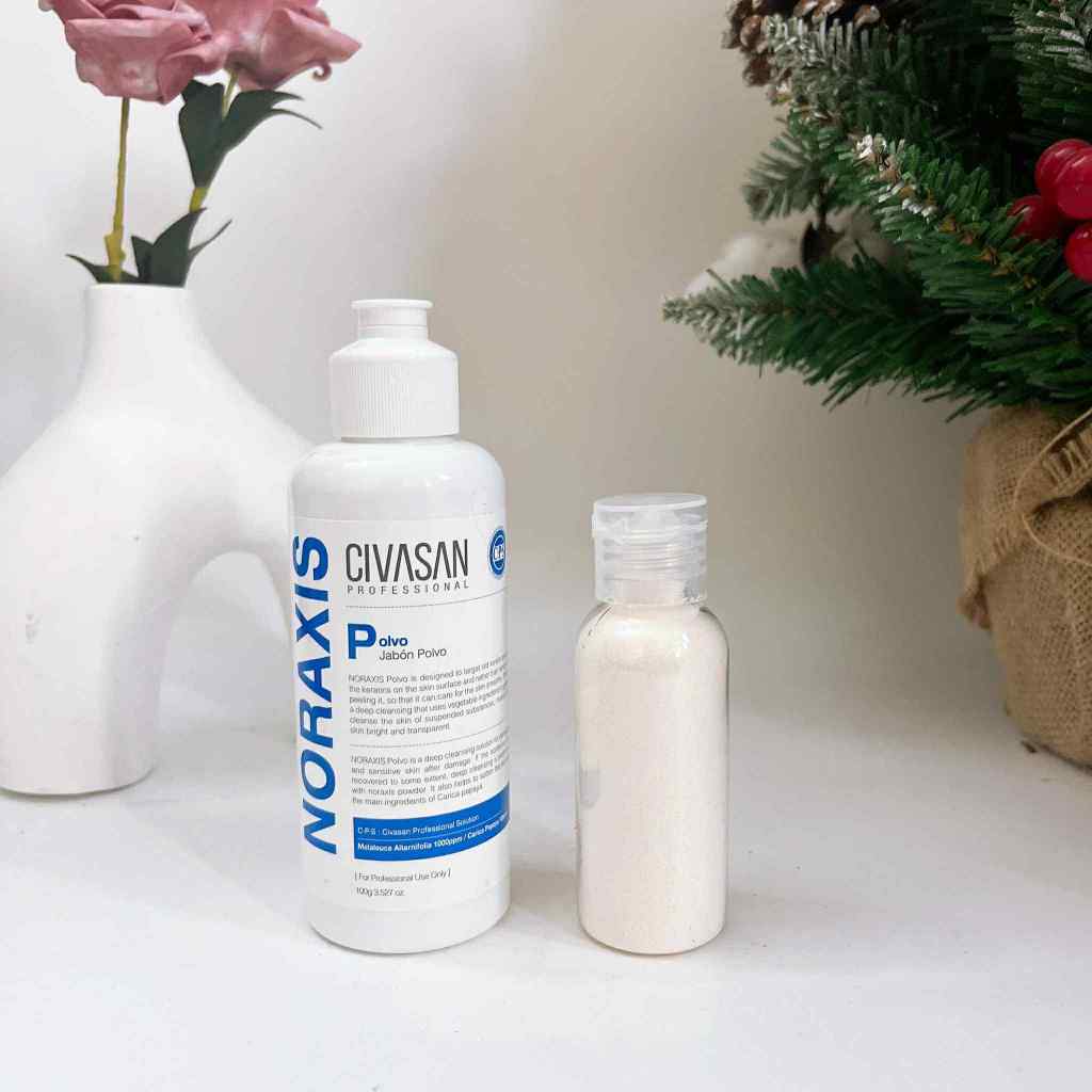 Tẩy da chết enzyme Civasan Noraxis Polvo bột tẩy da chết