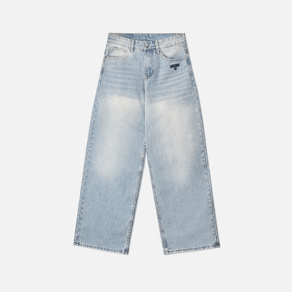 Quần Jeans NEEDS OF WISDOM Wide Fit Jeans - Blue - Local Brand Chính Hãng | BigBuy360 - bigbuy360.vn
