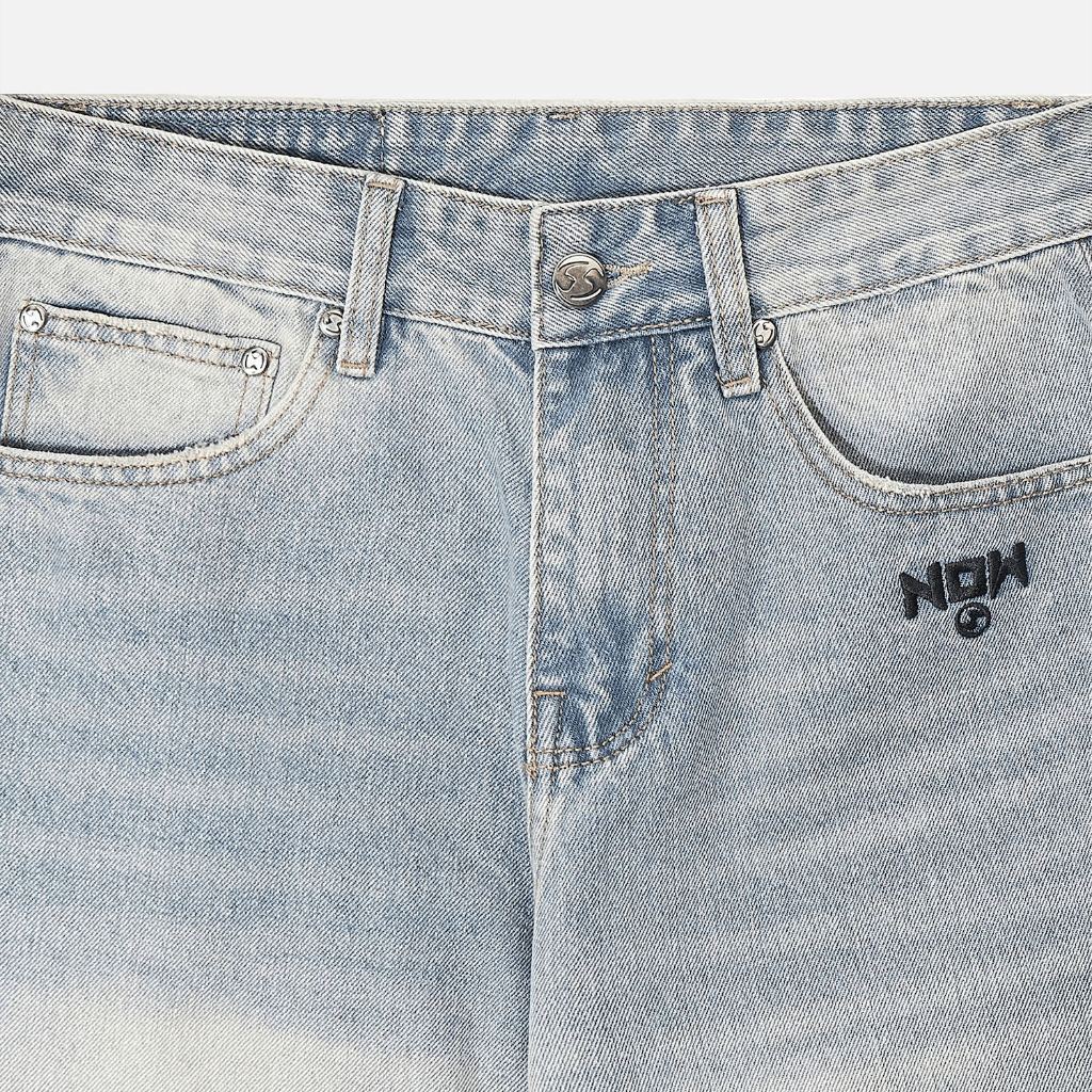 Quần Jeans NEEDS OF WISDOM Wide Fit Jeans - Blue - Local Brand Chính Hãng | BigBuy360 - bigbuy360.vn