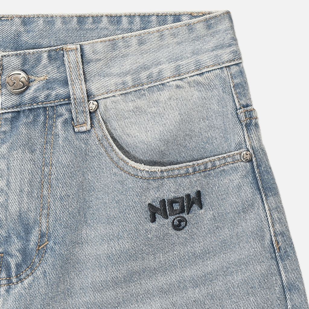 Quần Jeans NEEDS OF WISDOM Wide Fit Jeans - Blue - Local Brand Chính Hãng | BigBuy360 - bigbuy360.vn