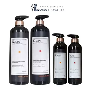 Dầu Gội Xả K.win smoothing and Shiny 650ml - 1000ml giúp dưỡng ẩm mềm mượt tóc, giảm rụng tóc