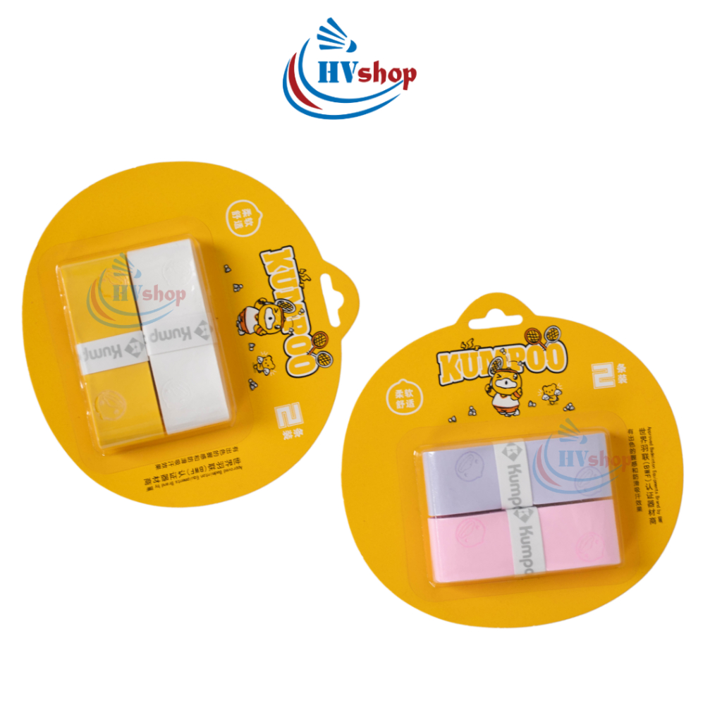 Quấn cán vợt cầu lông Kumpoo Bee Duck chính hãng, mềm mại, thấm hút tốt, chống trơn trượt - HVShop