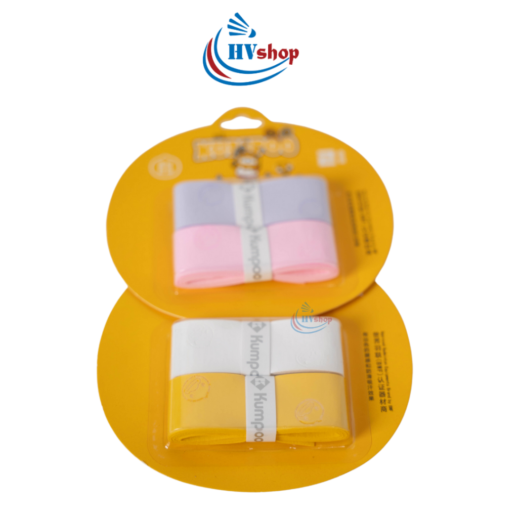 Quấn cán vợt cầu lông Kumpoo Bee Duck chính hãng, mềm mại, thấm hút tốt, chống trơn trượt - HVShop