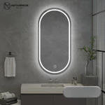 Gương LED HÌNH OVAL viền sang trọng cho Nhà Tắm và Bàn Trang Điểm, kính Việt - Nhật dày 4mm (Đầy đủ phụ kiện) — ảnh 1