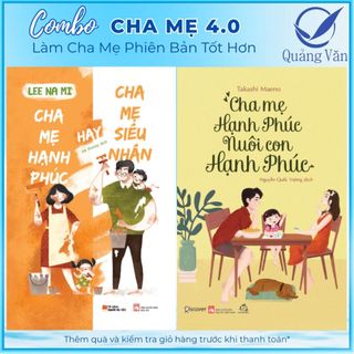 Sách Combo Gia đình hạnh phúc (2Q: Cha mẹ hạnh phúc nuôi con hạnh phúc + Cha mẹ hạnh phúc hay cha mẹ siêu nhân)