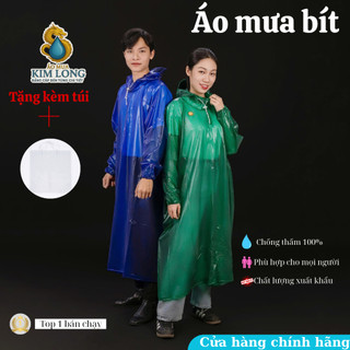 Áo Mưa Bít - Áo Mưa Ít Kỉ - Hoạ Tiết Trơn