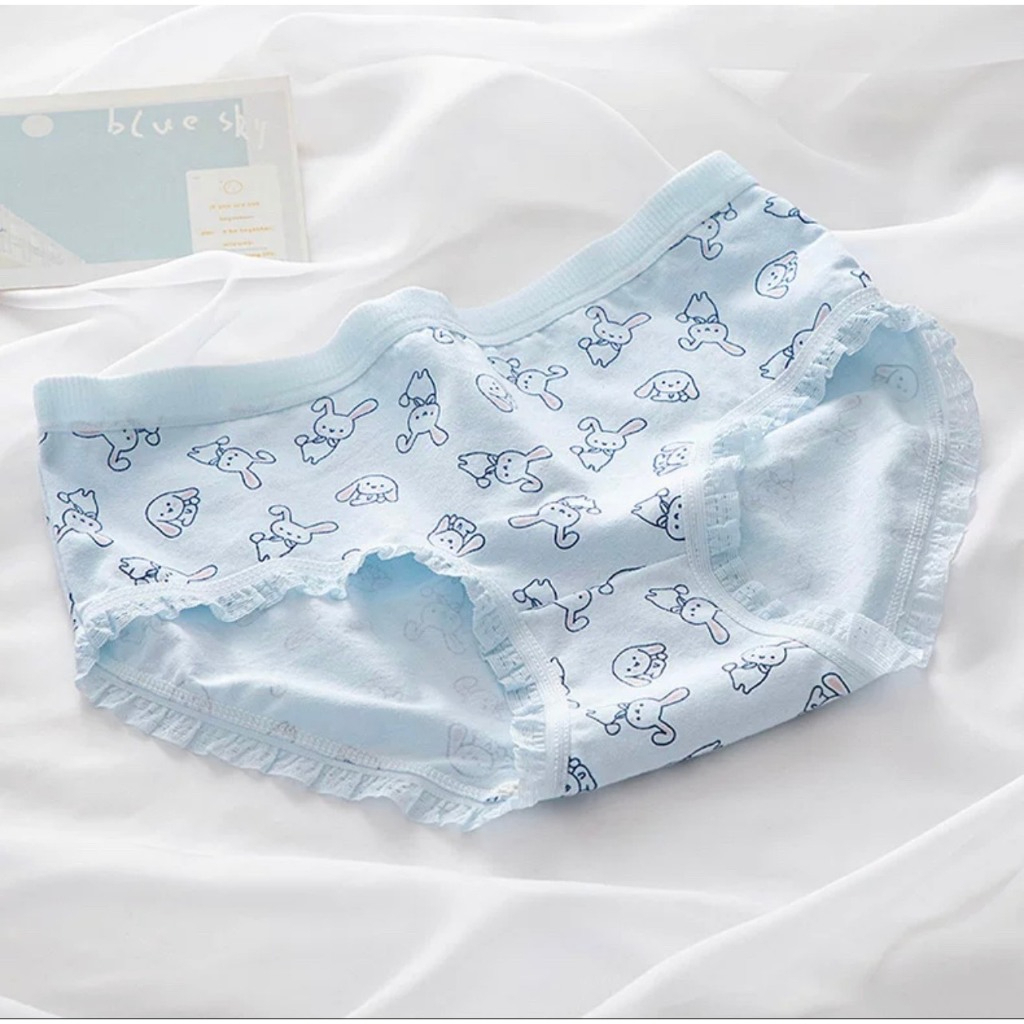 Combo 10 quần lót học sinh nữ cotton hoạ tiết cute đáng yêu, mềm mại thoáng khí 589