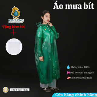 Áo Mưa Bít - Áo Mưa Ít Kỉ - Hoạ Tiết Trơn