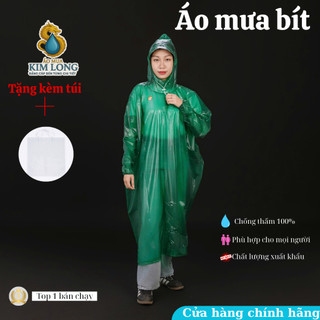 Áo Mưa Bít - Áo Mưa Ít Kỉ - Hoạ Tiết Trơn
