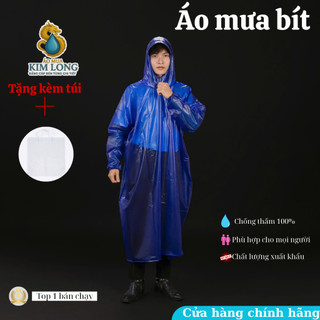 Áo Mưa Bít - Áo Mưa Ít Kỉ - Hoạ Tiết Trơn