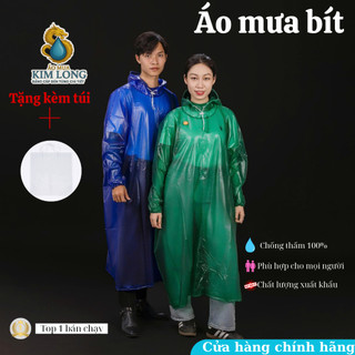 Áo Mưa Bít - Áo Mưa Ít Kỉ - Hoạ Tiết Trơn
