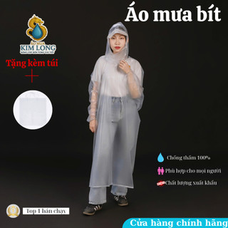 Áo Mưa Ít Kỉ Có Khẩu Trang - Áo Mưa Bít Một Người Chính Hãng - Chất Lượng