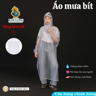 Áo Mưa Ít Kỉ Có Khẩu Trang - Áo Mưa Bít Một Người Chính Hãng - Chất Lượng