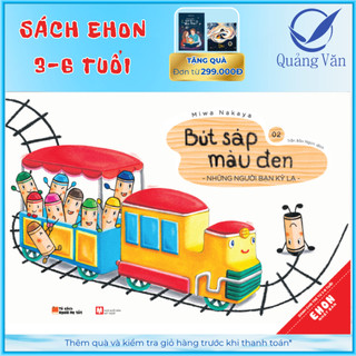 Sách Ehon Nhật Bản - Bút Sáp Màu Đen (Tập 2): Những Người Bạn Kì Lạ