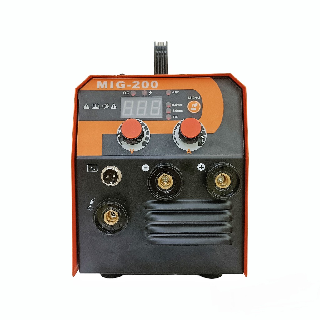 TANKMECH Máy Hàn MIG + Que 2 Chức Năng mini, Máy hàn Mig 200, Hàn MIG Hàn được cả Que Và Vật Liệu Mỏng [ Bảo Hành 12 Thá