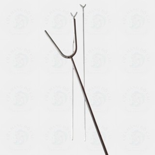 Chống Cần Câu Inox Đặc Đầu Chữ V Dẹp Nhiều Kích Cỡ 60-75-80-90cm
