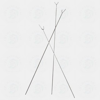 Chống Cần Câu Inox Đặc Đầu Chữ V Dẹp Nhiều Kích Cỡ 60-75-80-90cm