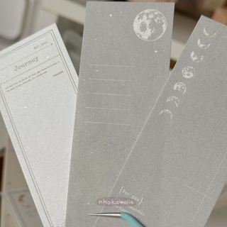 Giấy note retro trang trí junk journal Listen to the wind 30 tờ