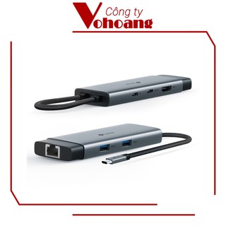 Hub USB Type-C 6 Cổng TP-Link UH6120C HDMI 4K@60Hz, 1 Gigabits LAN, 1 USB-C, 2 USB-A