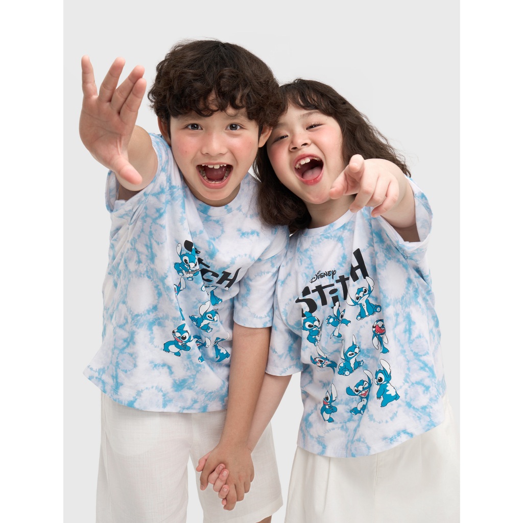 Áo phông unisex trẻ em CANIFA cộc tay in họa tiết 3TS25S007