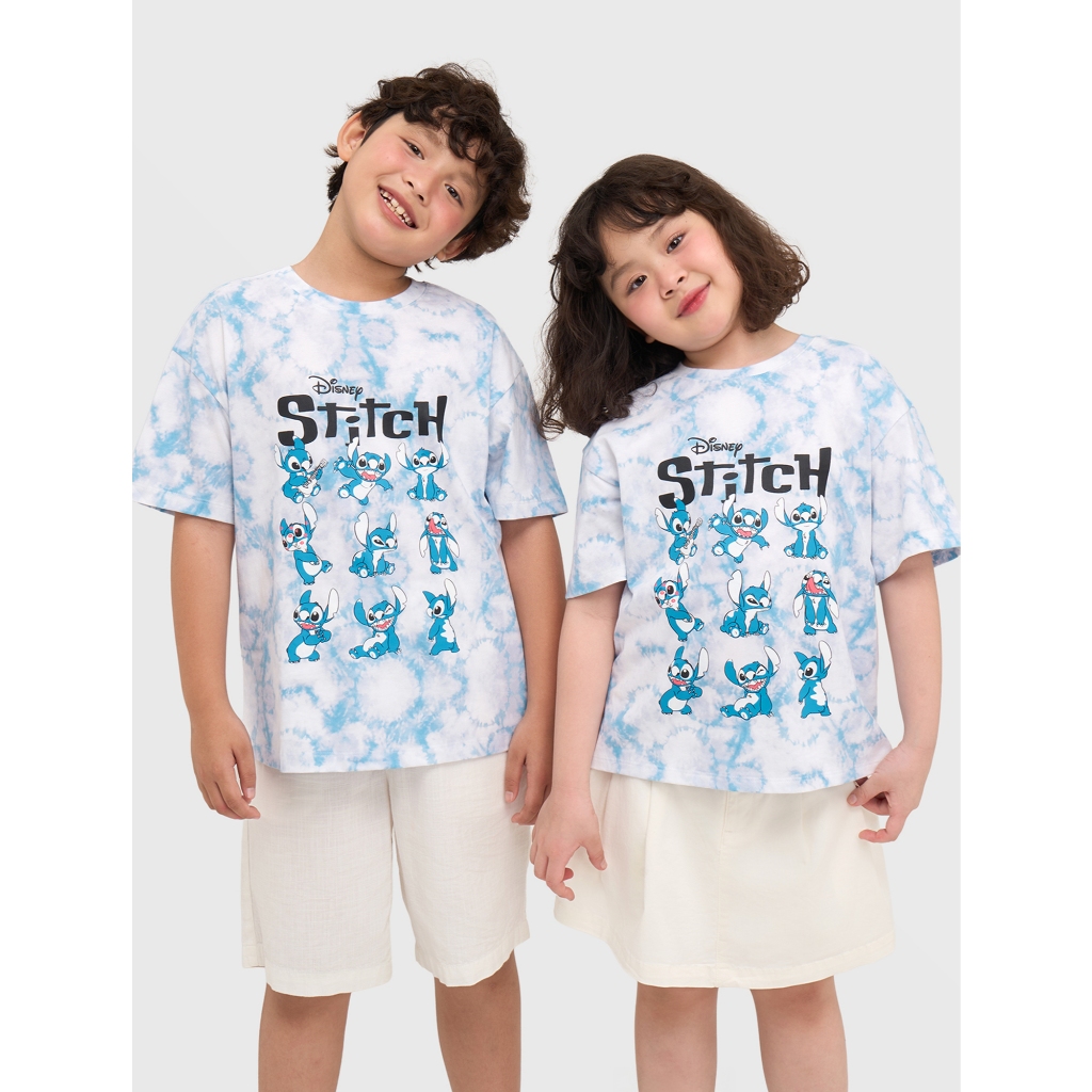 Áo phông unisex trẻ em CANIFA cộc tay in họa tiết 3TS25S007