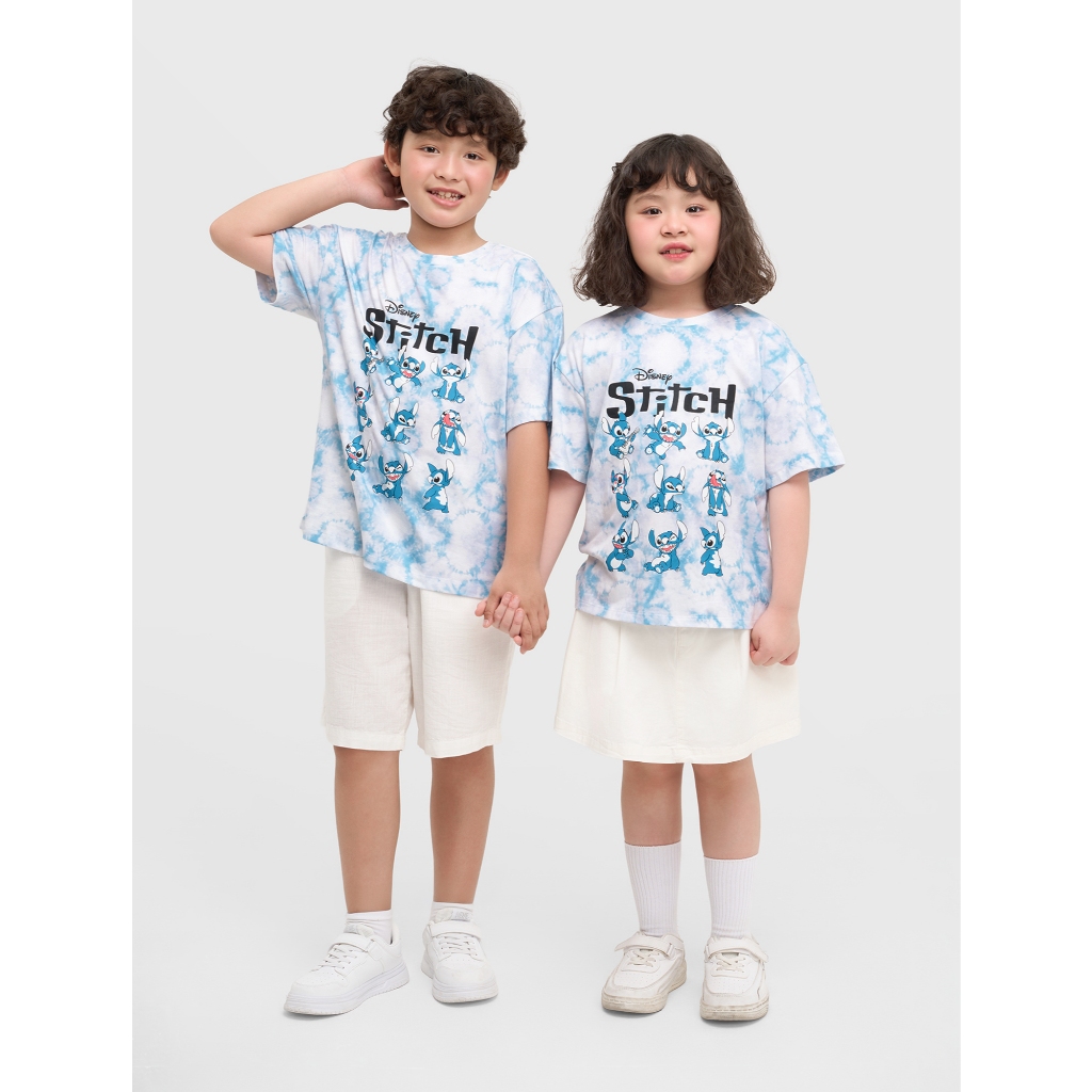 Áo phông unisex trẻ em CANIFA cộc tay in họa tiết 3TS25S007